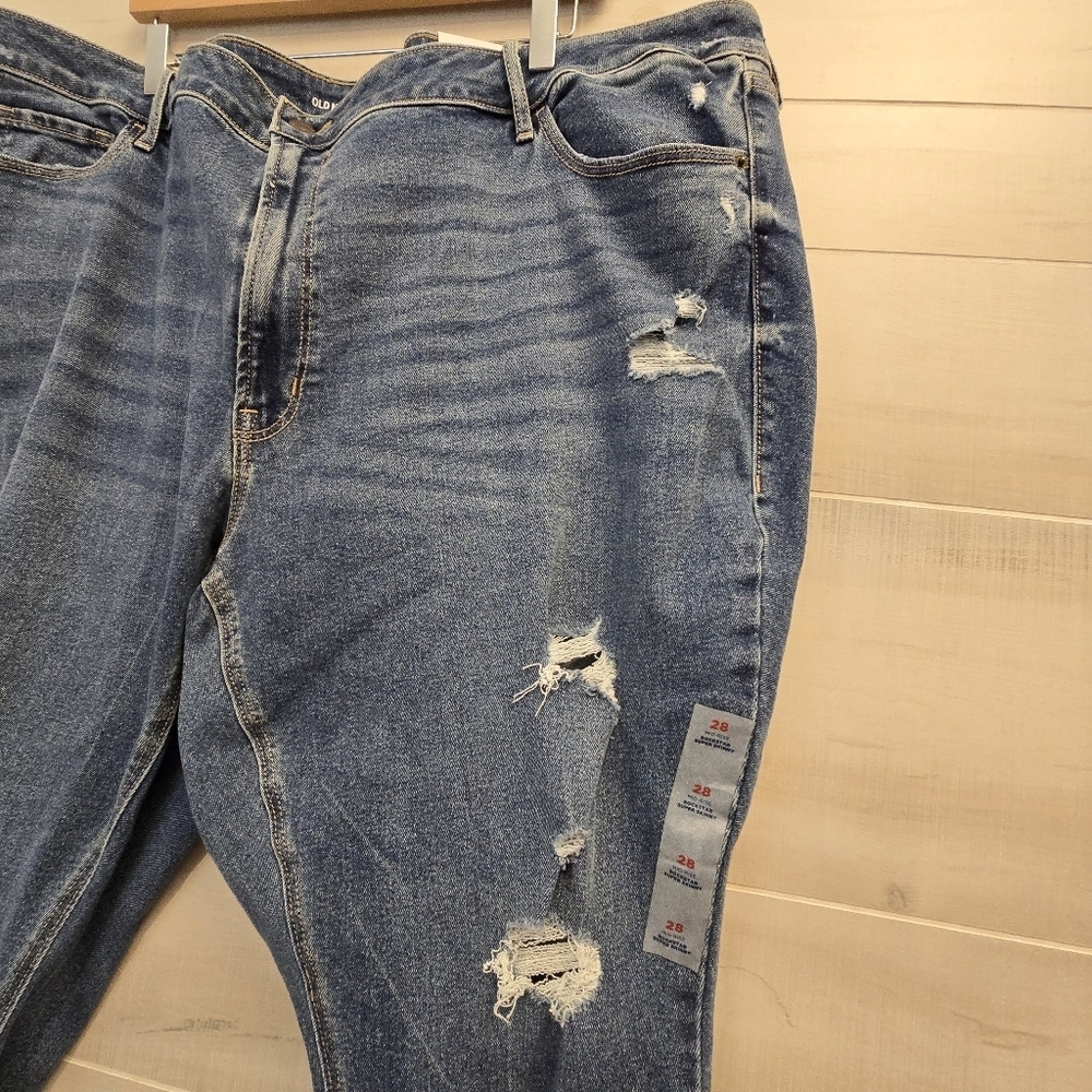 {28} NWT Old Navy Rockstar Super Skinny Mid Rise Jeans Plus Size - Picture 4 of 14